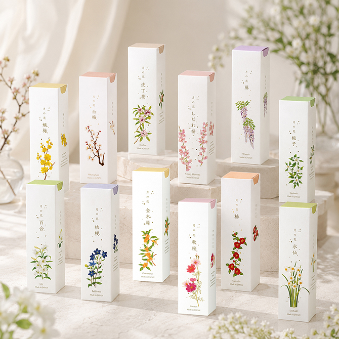 月の花 沈丁花の香り｜カメヤマローソク公式販売店｜キャンドル・雑貨