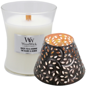 WoodWick�W���[�l+�V�F�[�h�i�u���b�N���[�t�j�Z�b�g�@�z���C�g�e�B���W���X�~��